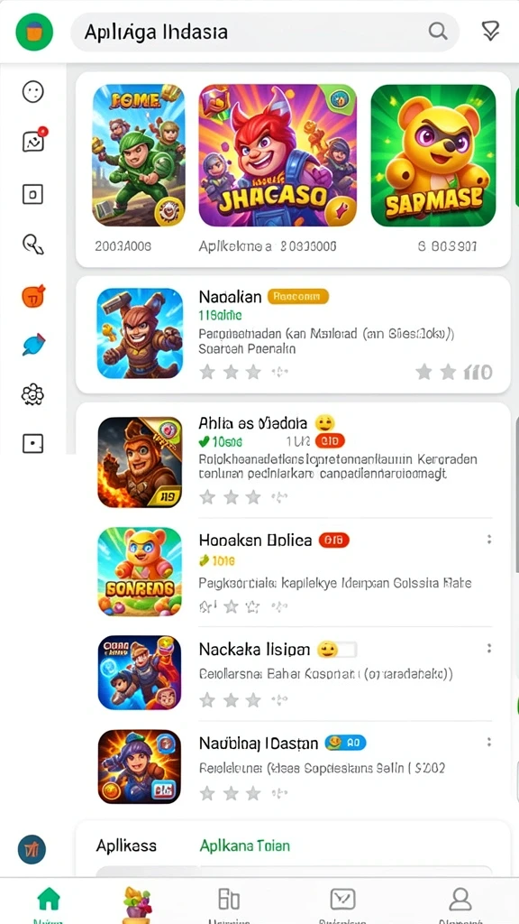bebasmax - Tampilan antarmuka pengguna yang intuitif dan menarik.